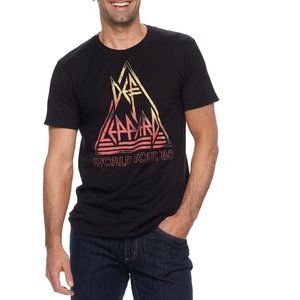 Def Leppard World Tour 83 metal rock Official T-Shirt 3XLT B&T NWT